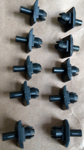 10x halteclips spreiznieten - -,